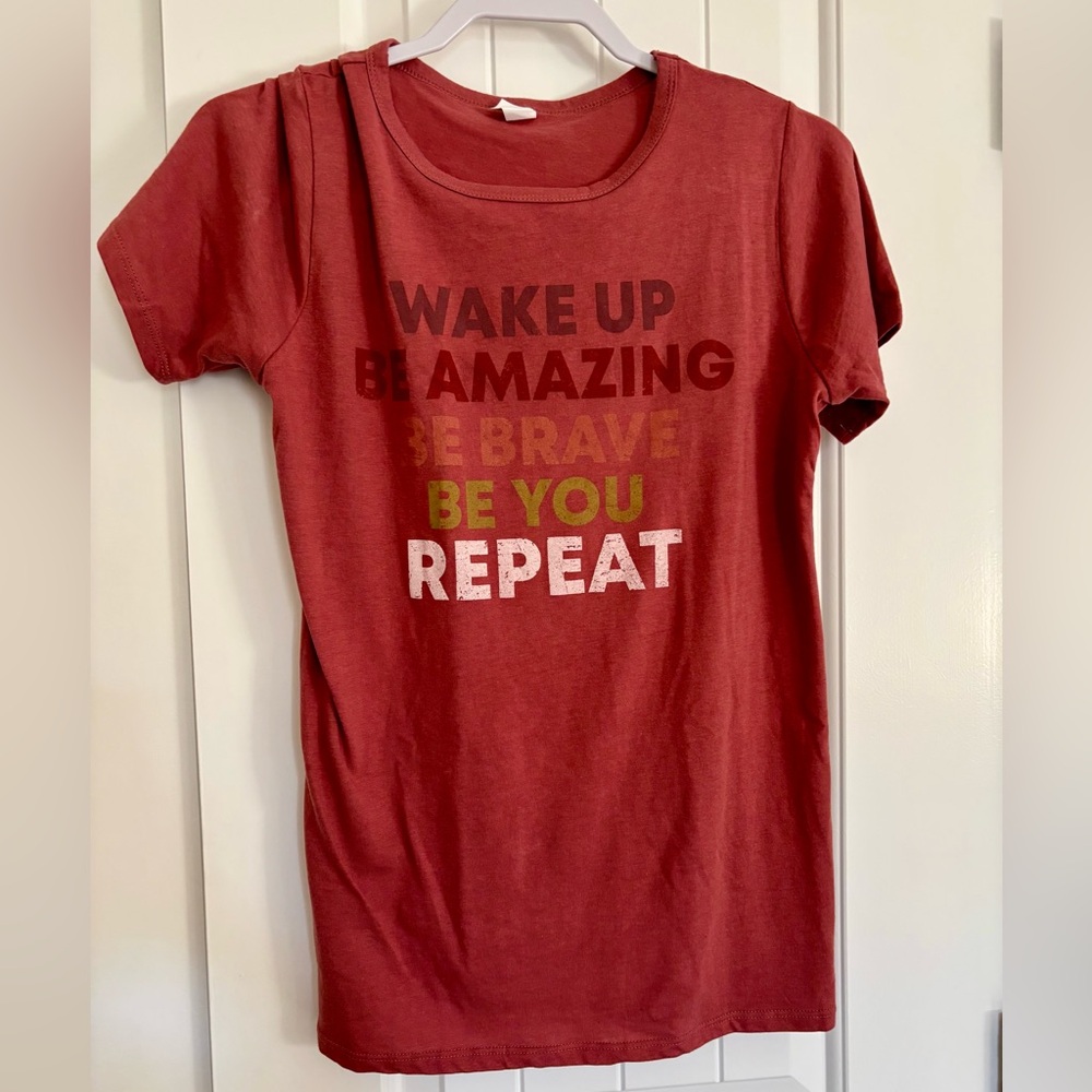 Red Graphic Short Sleeve Tee